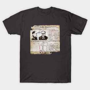 Al Capone Arrest Record, 1932 T-Shirt